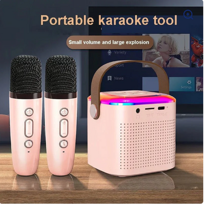 Karaoke Bluetooth Speaker With 2 Wireless Mic
