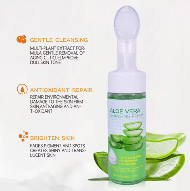 Aloe Vera Hydrating Massage Foaming Cleanser